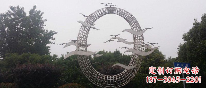 泰州抒情海鸥雕塑
