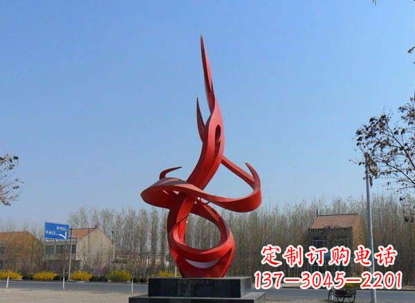泰州不锈钢火苗经典建筑雕塑