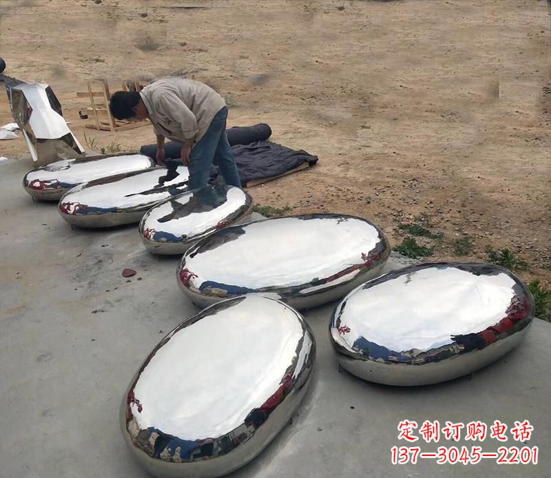 泰州中领雕塑水滴形艺术雕塑