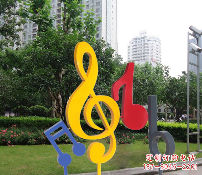 泰州不锈钢音符雕塑-引领您的心情旋律