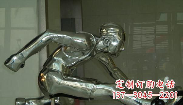 泰州不锈钢运动员雕塑