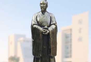 泰州仿铜玻璃钢扁鹊雕塑