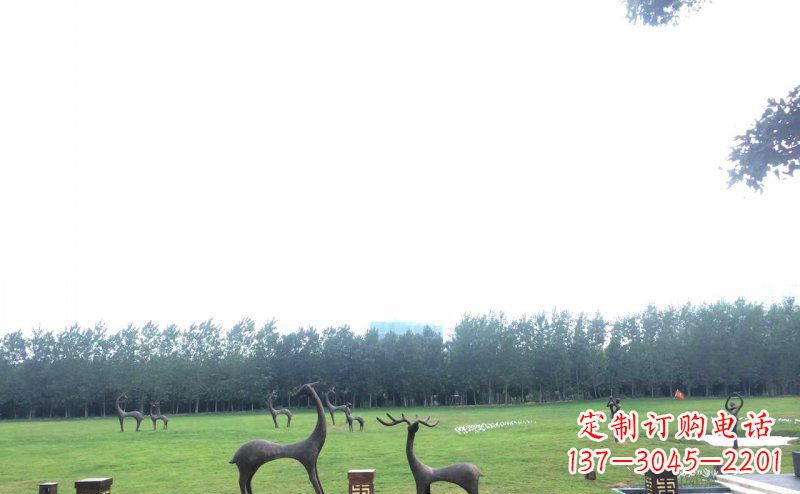 泰州定制铜动物雕塑 – 小鹿