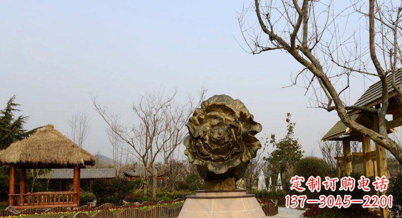 泰州公园大白菜景观铜雕