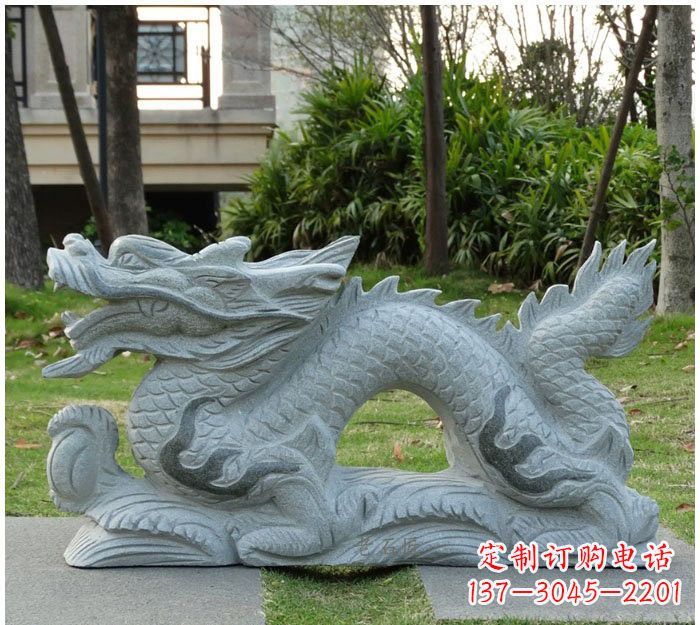 泰州精美雕刻的大理石龙雕塑
