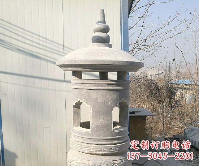 泰州精美公园大理石石灯雕塑