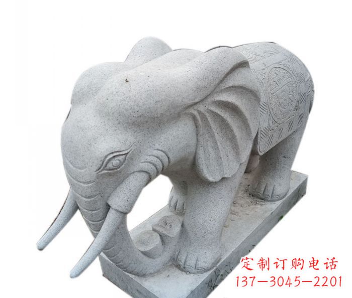 泰州精美绝伦的大象大理石雕塑