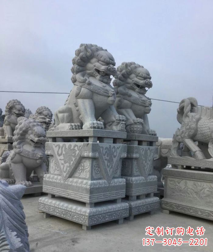 泰州大理石狮子石雕