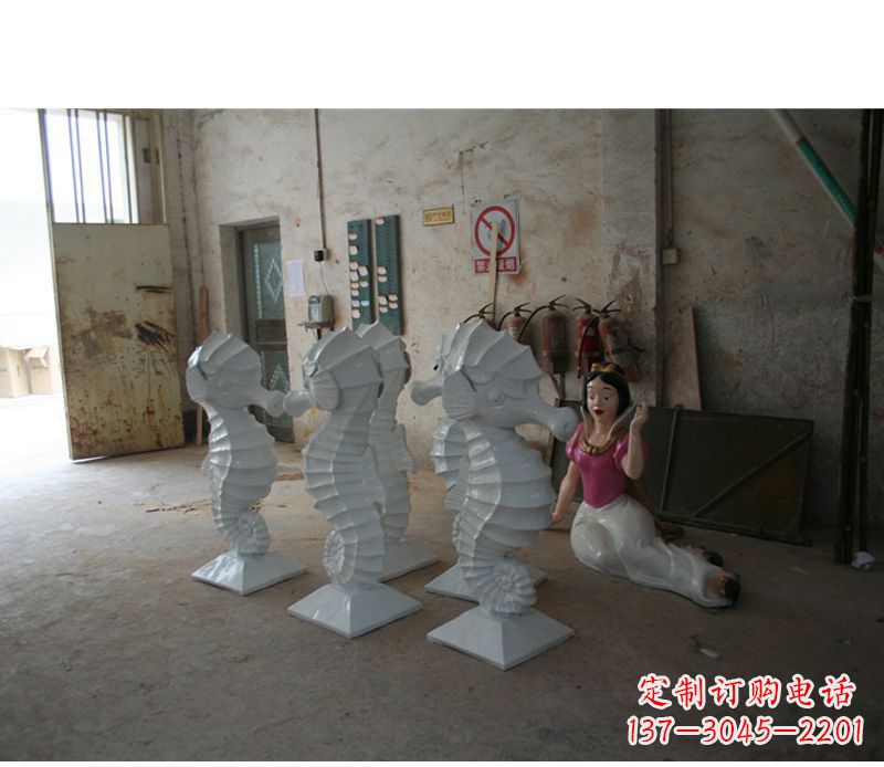 泰州精美海马石动物雕塑