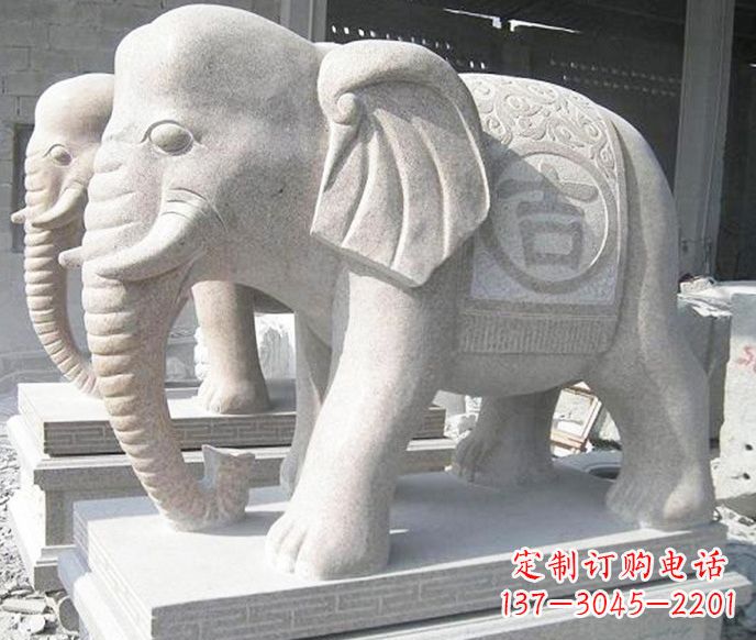 泰州公园环境装饰——经典吉祥大象雕塑