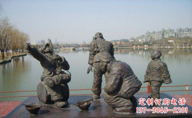 泰州精美中式二胡雕塑
