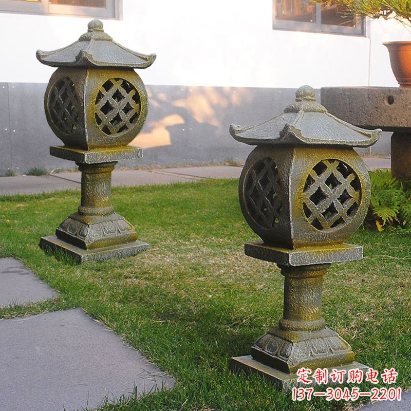 泰州公园仿古石灯笼