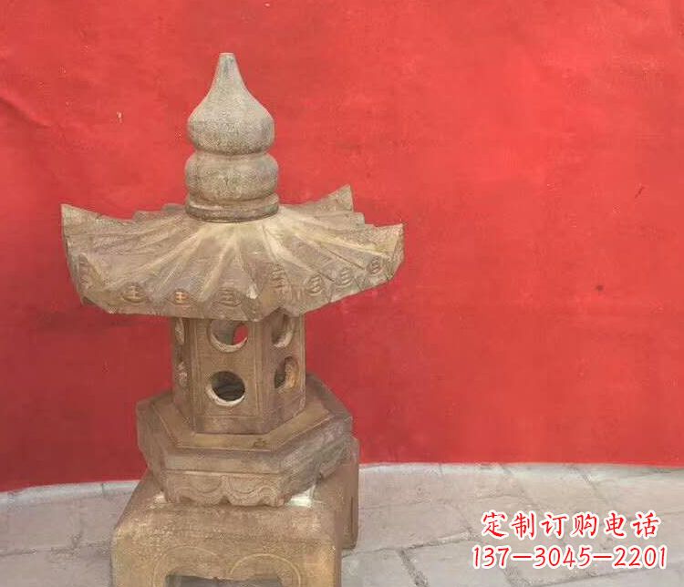 泰州景观仿古石灯雕塑