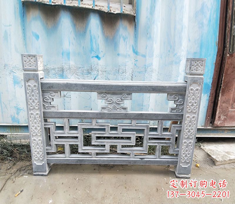 泰州艺术精美的公园仿古石栏板雕刻
