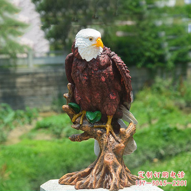 泰州金羽老鹰玻璃钢雕塑