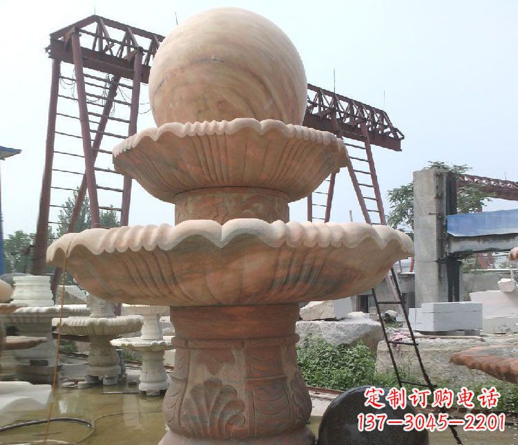泰州绚丽多彩的风水球雕塑