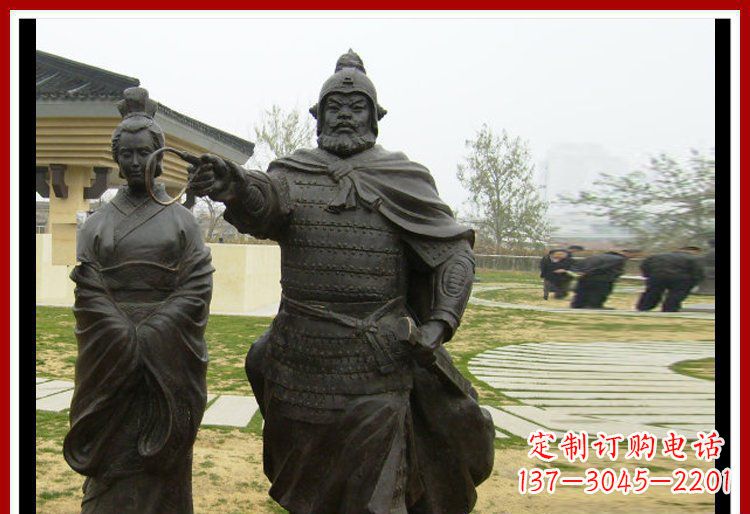 泰州灵巧雄姿,威武将军铜雕塑