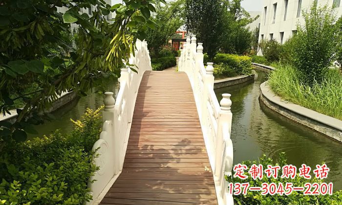泰州公园汉白玉石拱桥 (5)