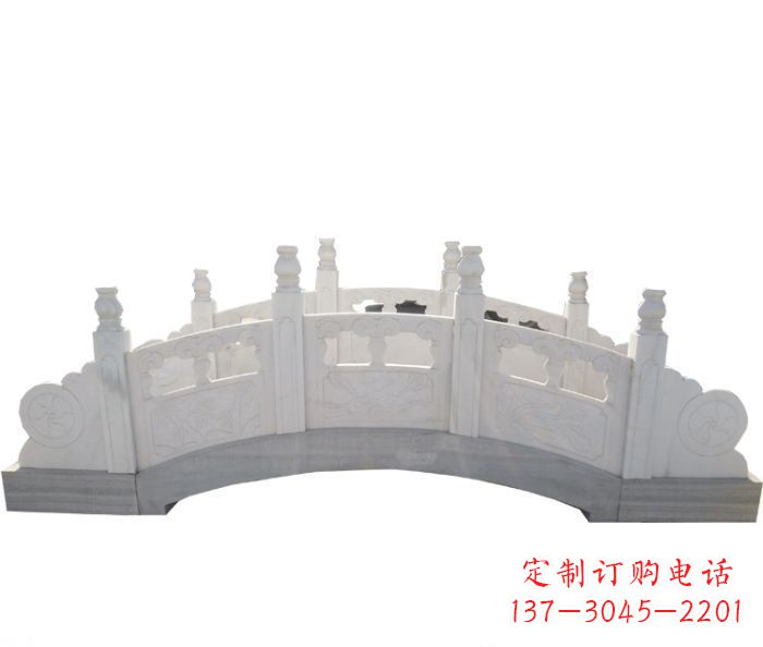 泰州公园汉白玉石拱桥_1