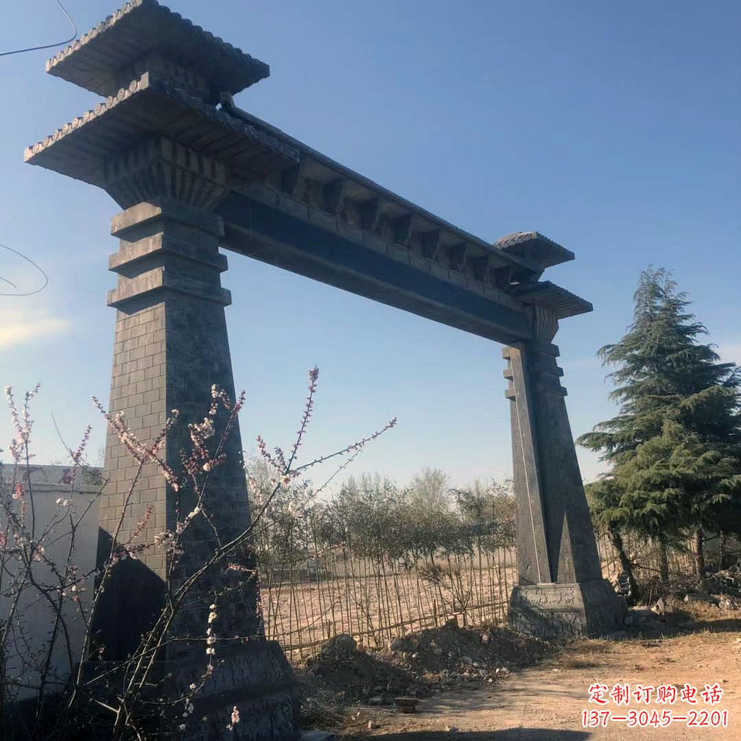 泰州高雅独特的汉阙大门石雕