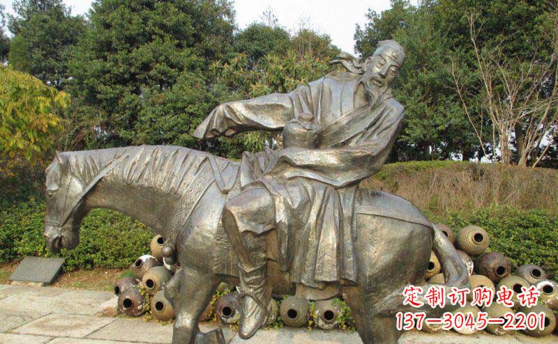 泰州动态骑马雕塑