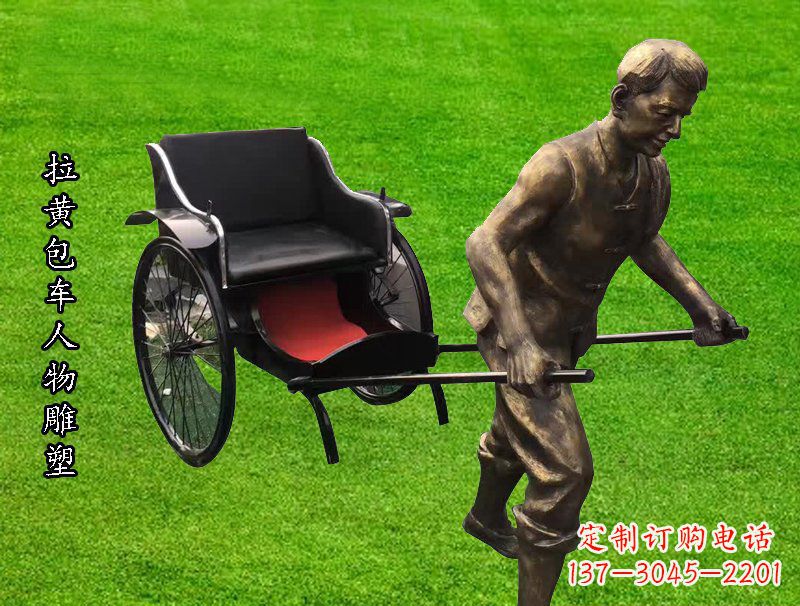 泰州黄包车雕像精美的纪念品