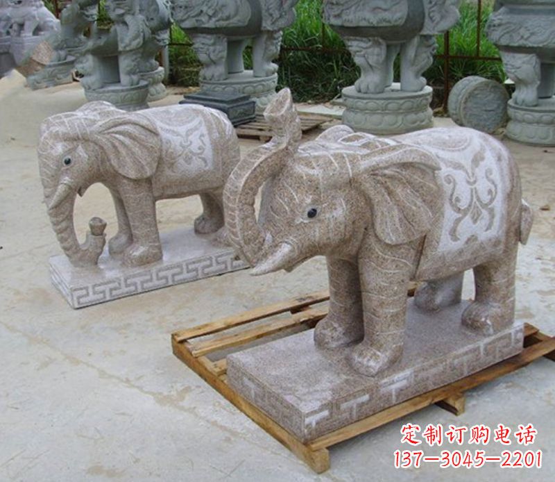 泰州精美大象雕塑