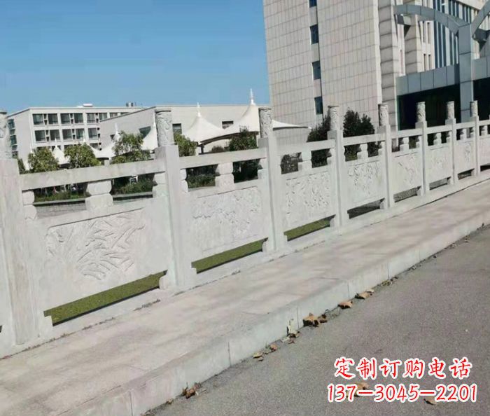 泰州精美大理石浮雕栏板