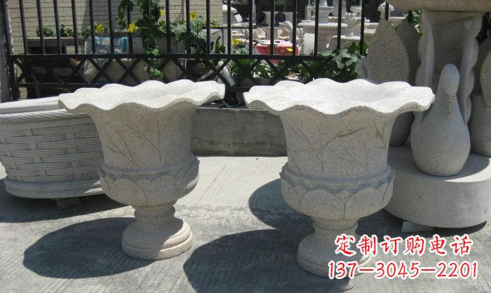 泰州大理石花盆雕塑