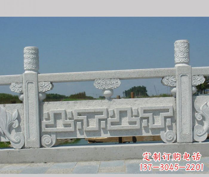 泰州公园景观大理石栏板雕塑