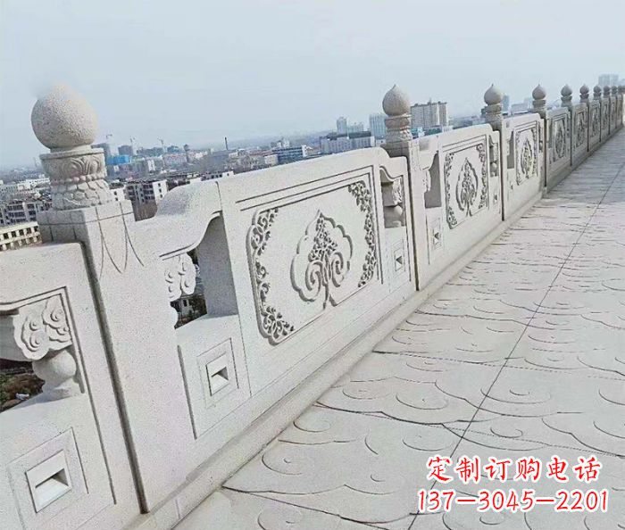 泰州精美大理石栏板雕塑