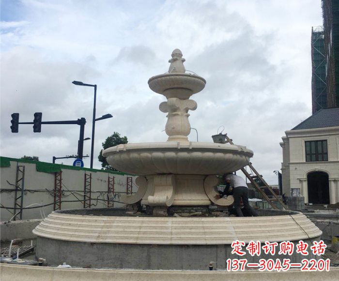 泰州公园景观大型喷泉石雕