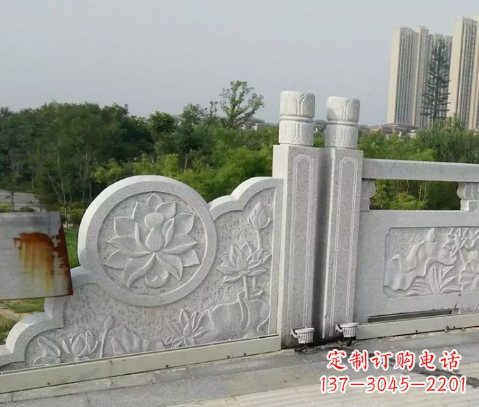 泰州汉白玉石雕栏板