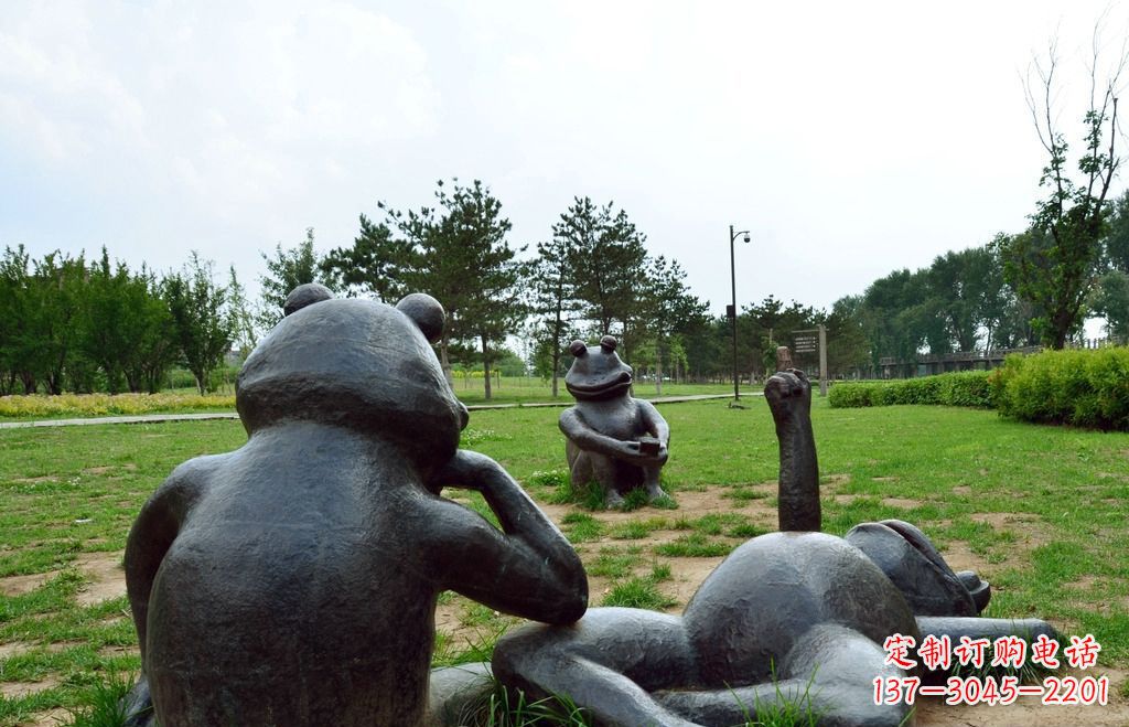 泰州中领雕塑 | 艺术级青蛙铜雕