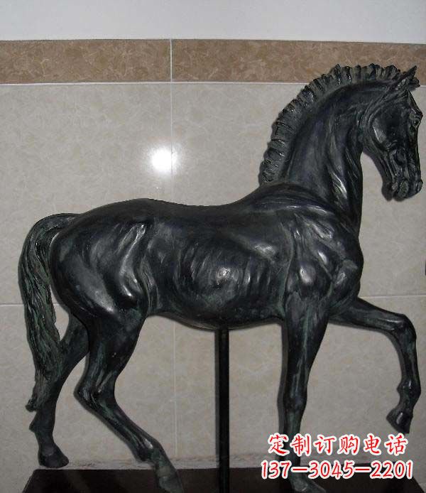 泰州马动物铜雕景观雕塑