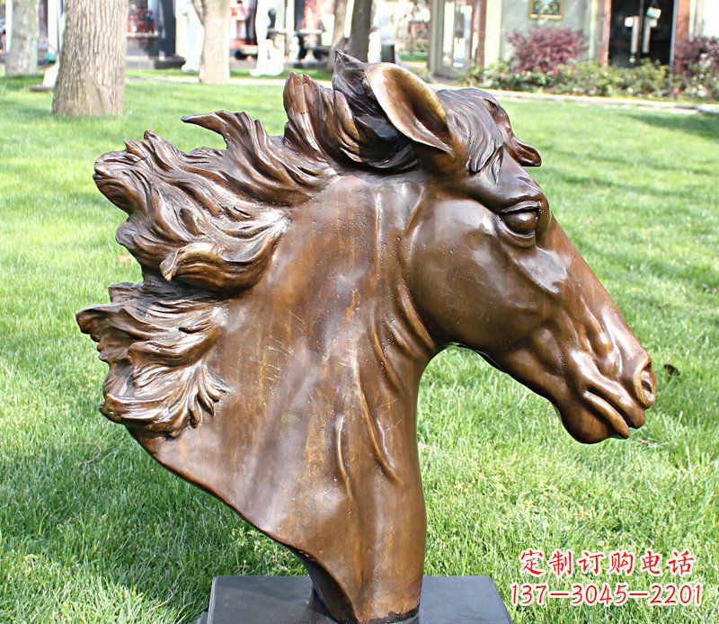 泰州马头铜雕工艺品