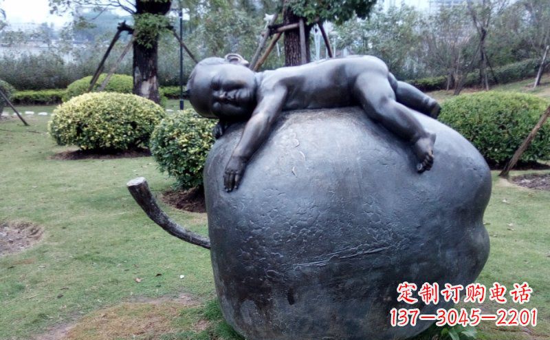 泰州精致可爱的苹果雕塑