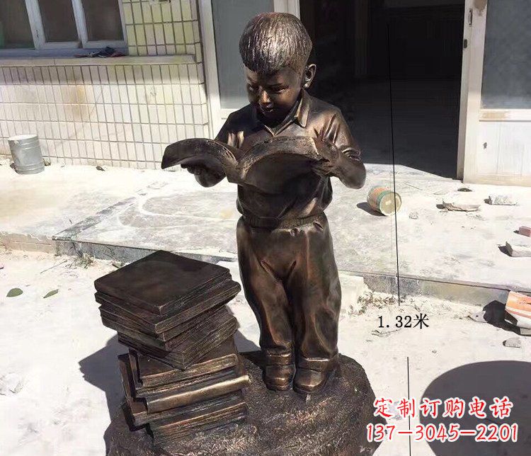 泰州杰出的小孩铜雕