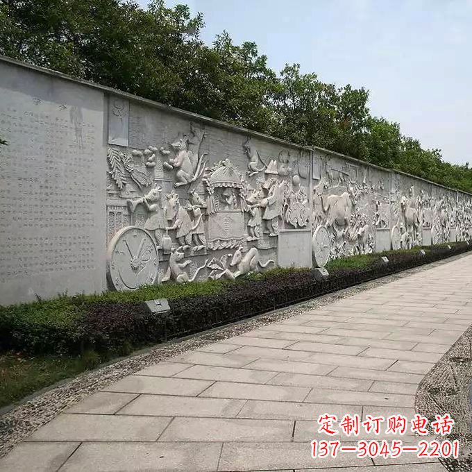 泰州领雕塑 | 十二生肖文化浮雕