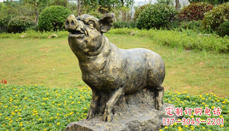 泰州公园十二生肖铜雕