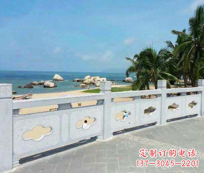 泰州公园石栏板大理石雕塑 (2)