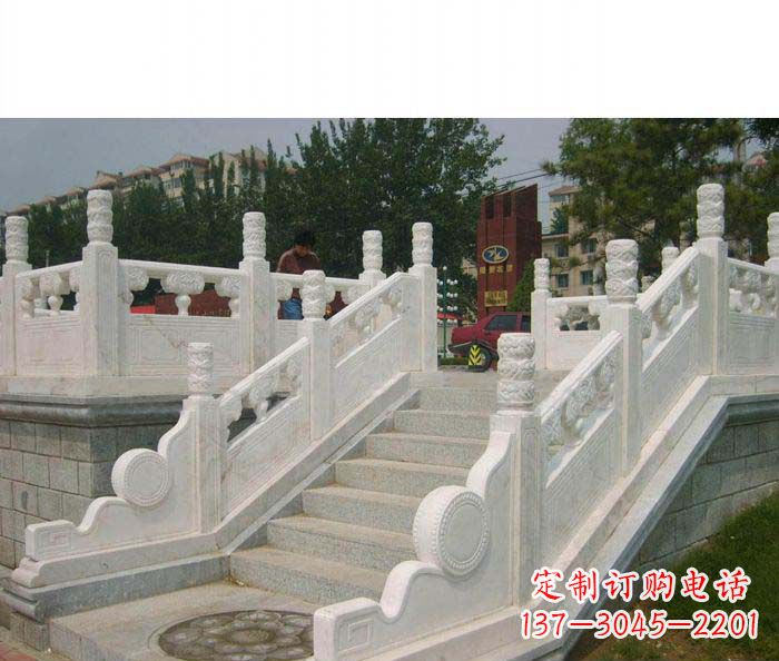 泰州精美大理石栏板雕塑