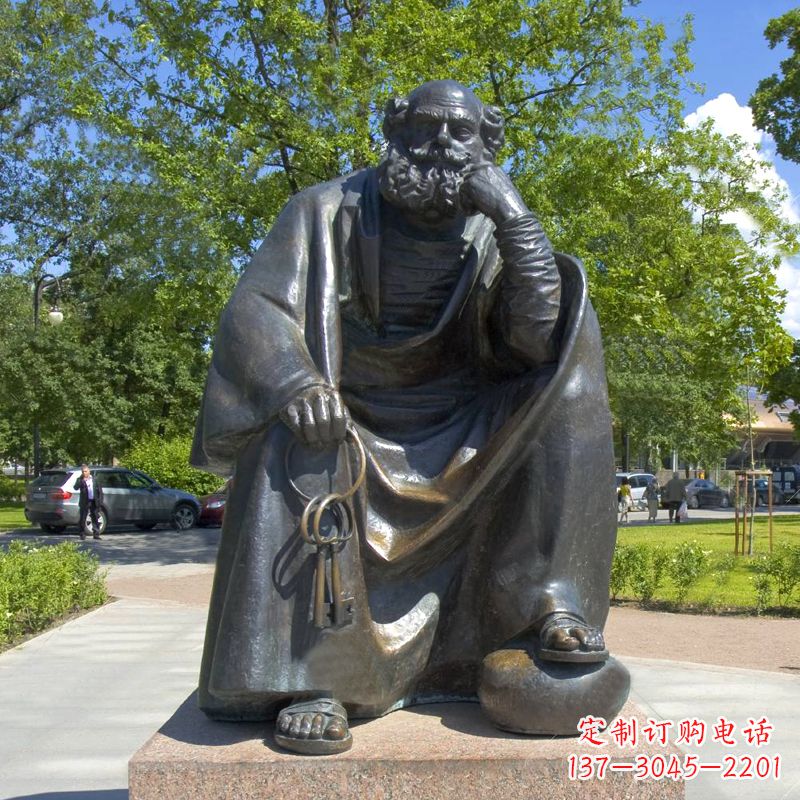 泰州铸就传奇托尔斯泰雕塑