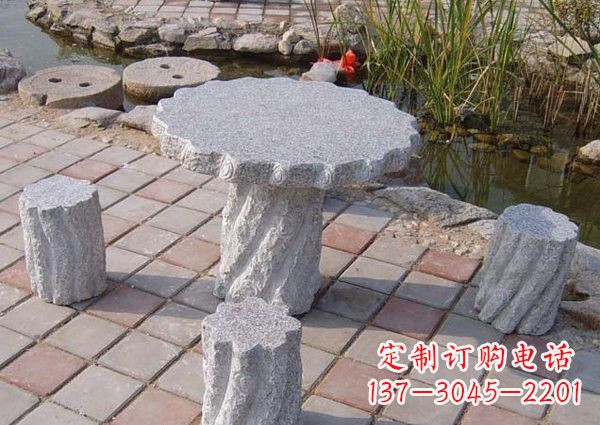 泰州公园石桌凳雕塑