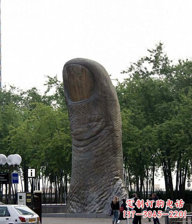 泰州中领雕塑大拇指铜雕竖立景观