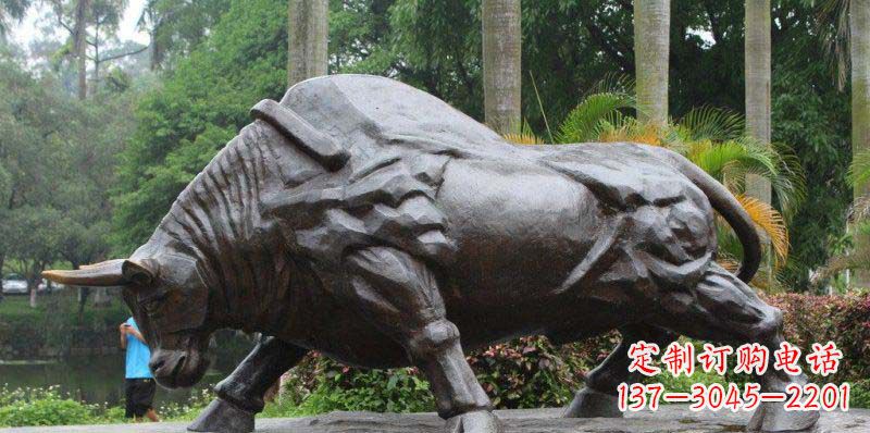 泰州拓荒牛精美铜雕