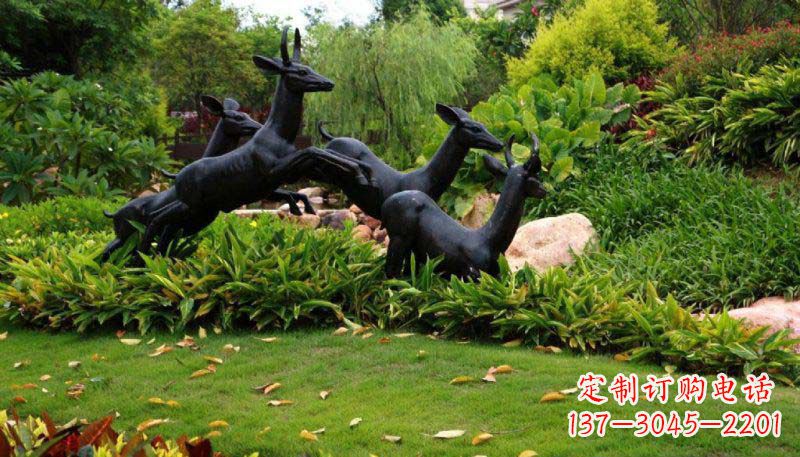 泰州活力无限的动物铜雕