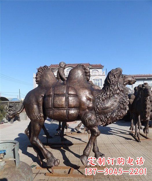 泰州高端铜骆驼雕塑定制