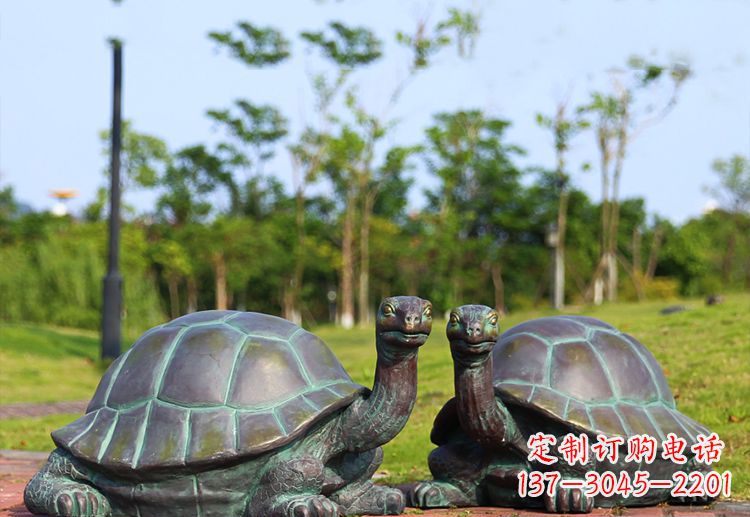 泰州中领雕塑别具特色的乌龟铜雕