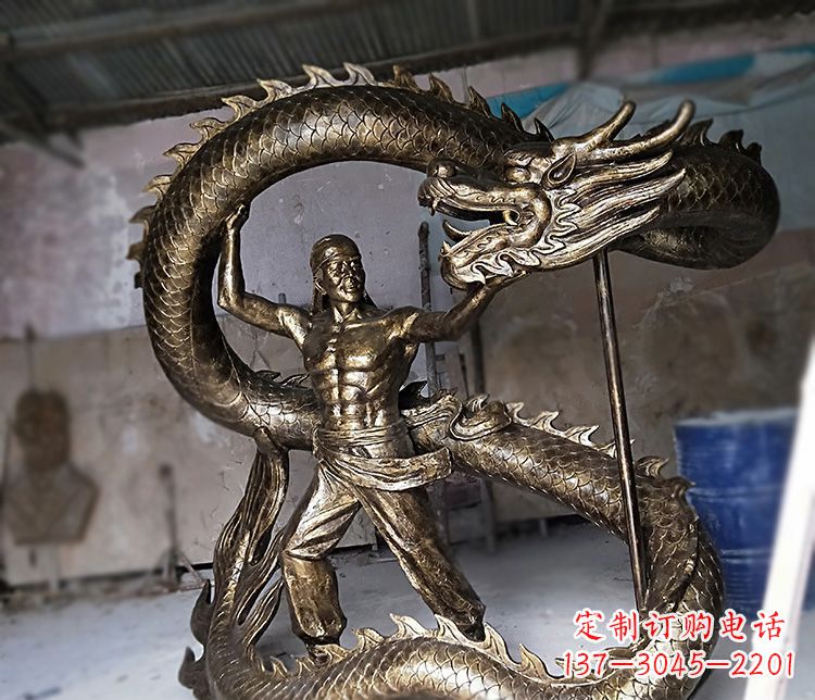 泰州高质量的文化艺术装饰铜雕龙雕塑